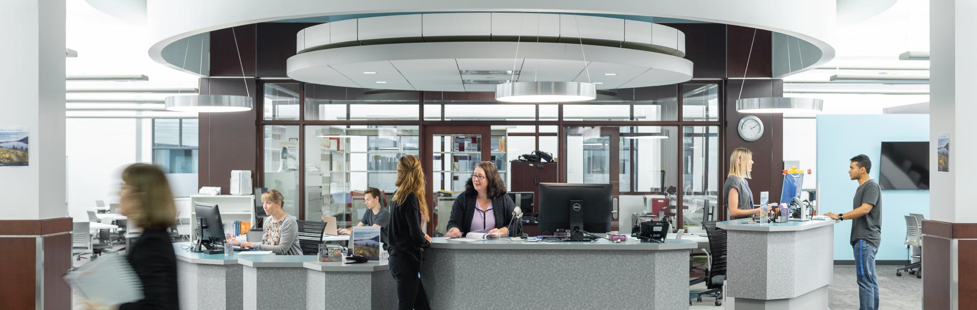 Library front desk