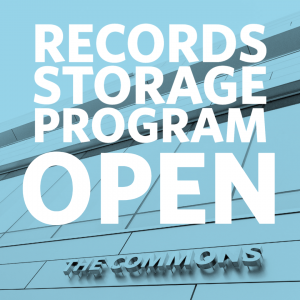 Records Storage Program OPEN